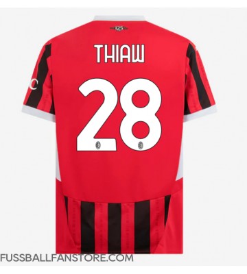 AC Milan Malick Thiaw #28 Replik Heimtrikot 2024-25 Kurzarm